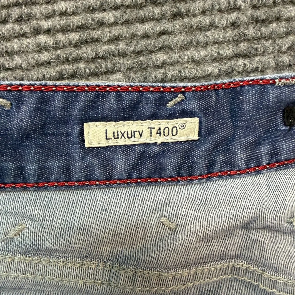 Alberto Stone Modern Fit Luxury T400 Light Denim Jeans Mens 34x34(31) Straight